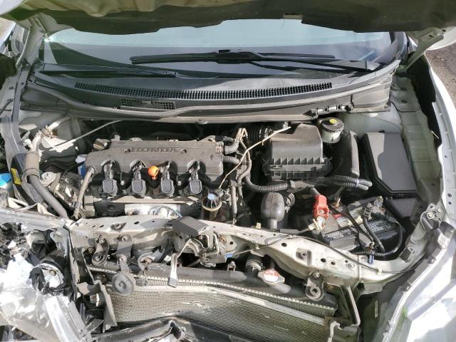 2HGFG3B07FH516480 - 2015 HONDA CIVIC EXL ვერცხლისფერი ფოტო 11