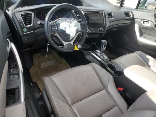 2HGFG3B07FH516480 - 2015 HONDA CIVIC EXL ვერცხლისფერი ფოტო 8