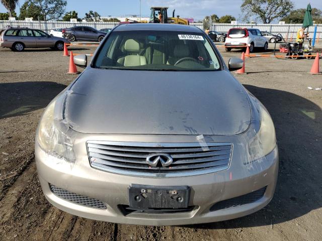 JNKCV61F99M360294 - 2009 INFINITI G37 TAN photo 5