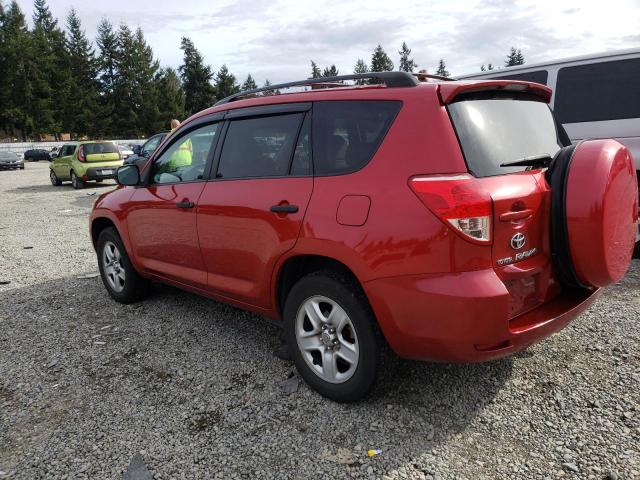 JTMZD33V785081131 - 2008 TOYOTA RAV4 RED photo 2