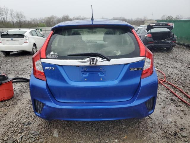 JHMGK5H70GS008524 - 2016 HONDA FIT EX BLUE photo 6