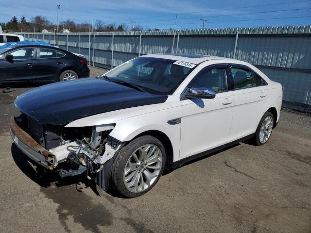 1FAHP2F80DG114347 - 2013 FORD TAURUS LIMITED WHITE photo 1