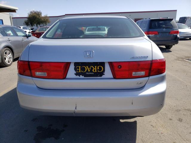 1HGCM56485A087397 - 2005 HONDA ACCORD LX SILVER photo 6