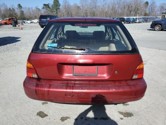 1G8ZK8274TZ318644 - 1996 SATURN SW2 BURGUNDY photo 6