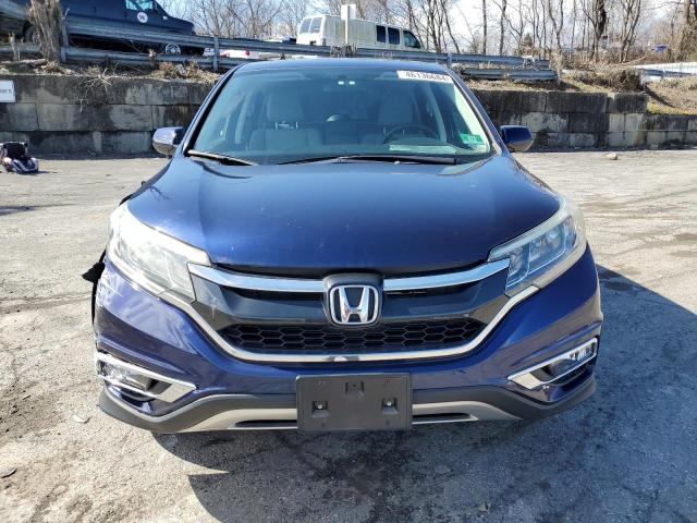 2HKRM4H57GH684142 - 2016 HONDA CR-V EX BLUE photo 5