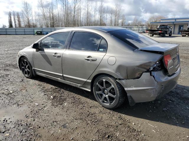 2HGFA16538H315965 - 2008 HONDA CIVIC LX GRAY photo 2