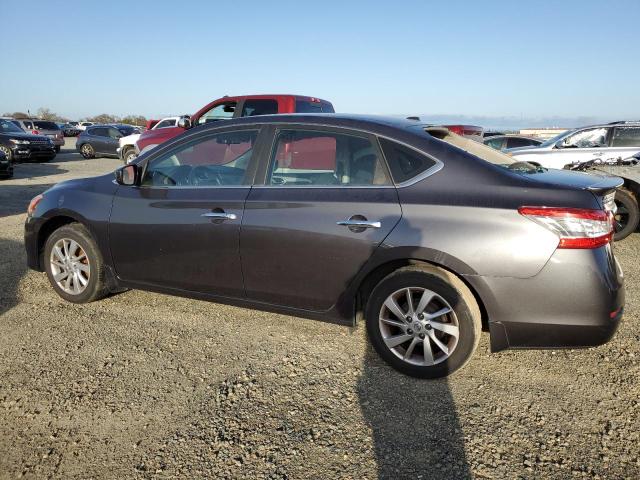 3N1AB7AP0FY229931 - 2015 NISSAN SENTRA S GRAY photo 2