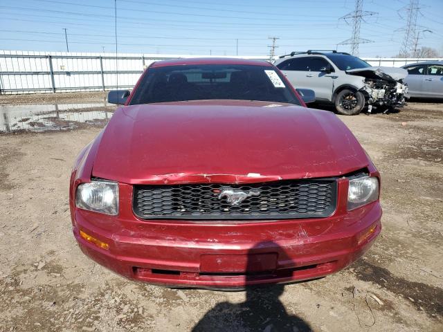 1ZVFT80N275245467 - 2007 FORD MUSTANG RED photo 5