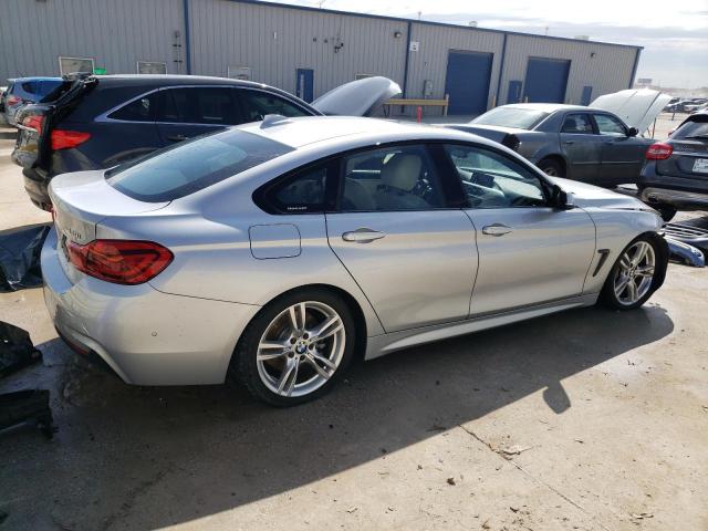 WBA4J1C56JBG75644 - 2018 BMW 430I GRAN COUPE SILVER photo 3