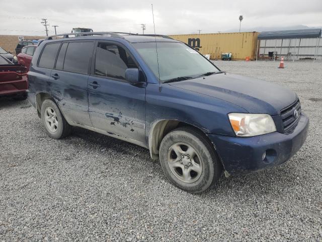 JTEGD21A070170659 - 2007 TOYOTA HIGHLANDER BLUE photo 4