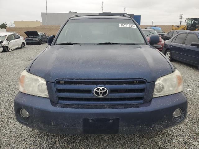 JTEGD21A070170659 - 2007 TOYOTA HIGHLANDER BLUE photo 5