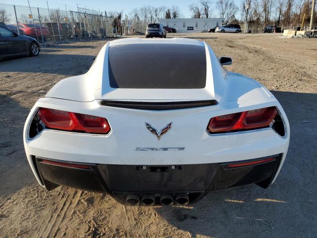 1G1YB2D74K5112458 - 2019 CHEVROLET CORVETTE STINGRAY 1LT WHITE photo 6