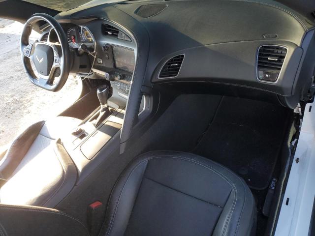 1G1YB2D74K5112458 - 2019 CHEVROLET CORVETTE STINGRAY 1LT WHITE photo 8