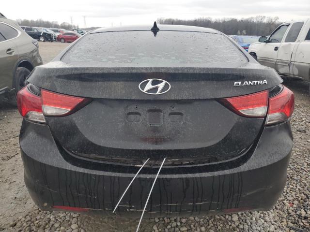 5NPDH4AE1DH389400 - 2013 HYUNDAI ELANTRA GLS BLACK photo 6