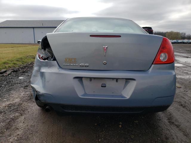 1G2ZJ57B494270416 - 2009 PONTIAC G6 BLUE photo 6