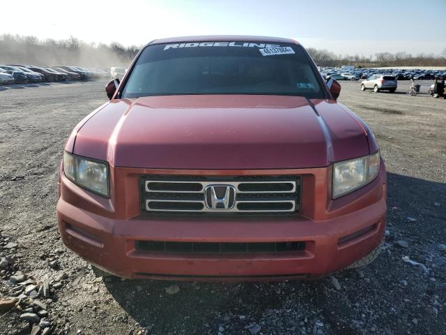 2HJYK16586H537995 - 2006 HONDA RIDGELINE RTL RED photo 5