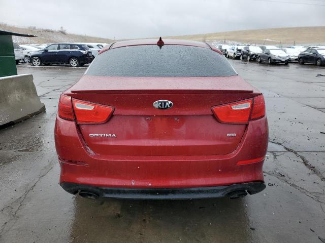 5XXGM4A75EG288206 - 2014 KIA OPTIMA LX RED photo 6