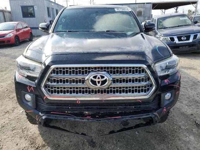 3TMCZ5AN5HM077790 - 2017 TOYOTA TACOMA DOUBLE CAB BLACK photo 5