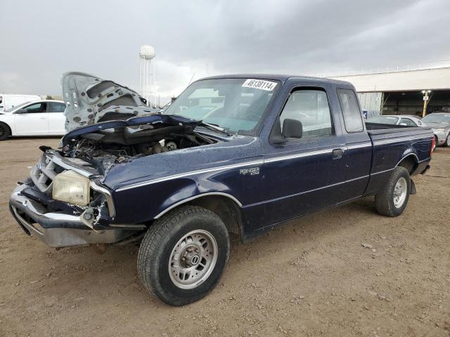 1FTCR14A7RPA21217 - 1994 FORD RANGER SUPER CAB BLUE photo 1