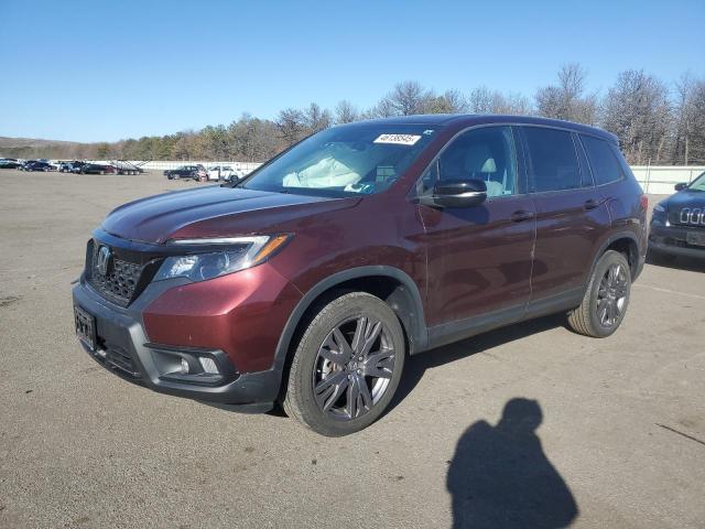 5FNYF8H52MB014845 - 2021 HONDA PASSPORT EXL MAROON photo 1