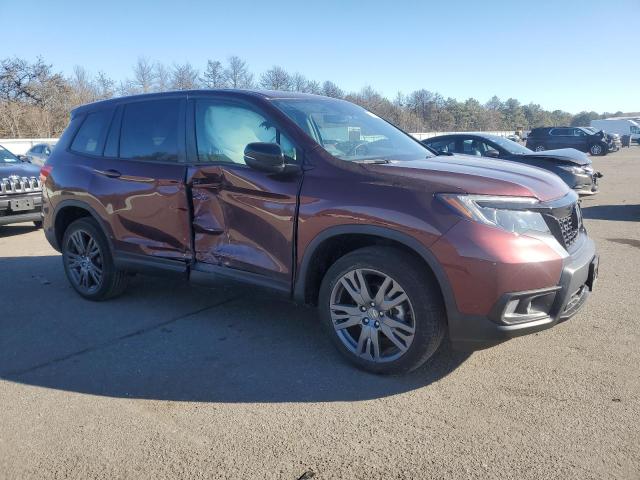 5FNYF8H52MB014845 - 2021 HONDA PASSPORT EXL MAROON photo 4