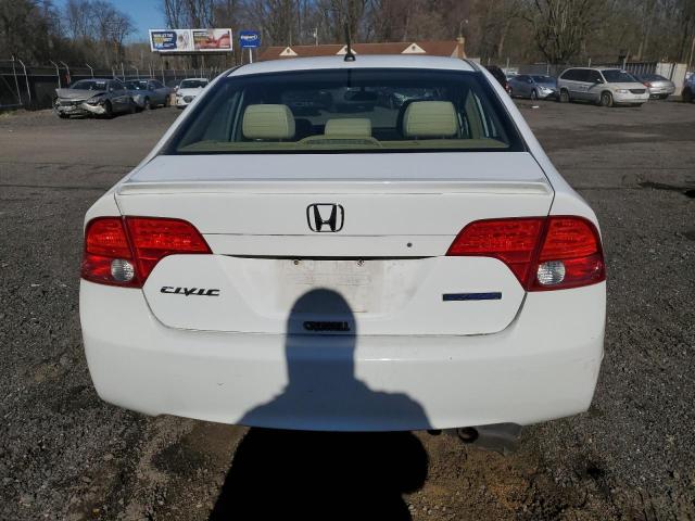 JHMFA36246S006669 - 2006 HONDA CIVIC HYBRID WHITE photo 6