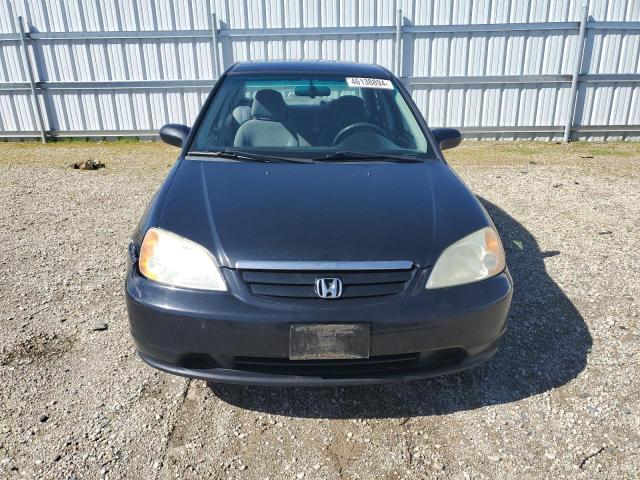 1HGES16581L062367 - 2001 HONDA CIVIC LX BLACK photo 5