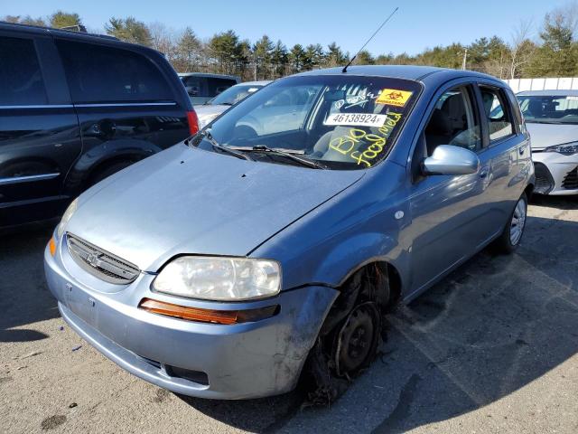 KL1TD66687B775880 - 2007 CHEVROLET AVEO BASE BLUE photo 1