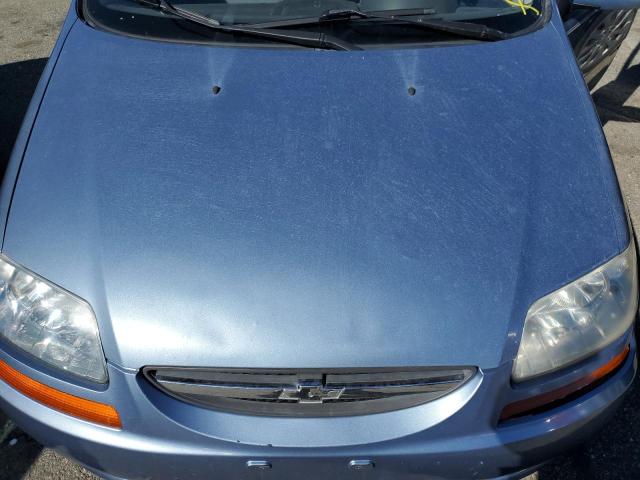 KL1TD66687B775880 - 2007 CHEVROLET AVEO BASE BLUE photo 11