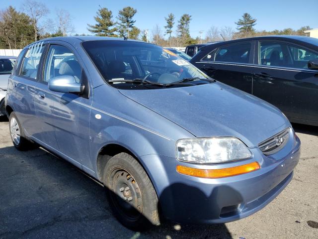 KL1TD66687B775880 - 2007 CHEVROLET AVEO BASE BLUE photo 4