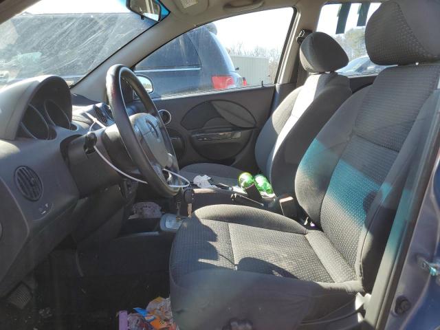 KL1TD66687B775880 - 2007 CHEVROLET AVEO BASE BLUE photo 7