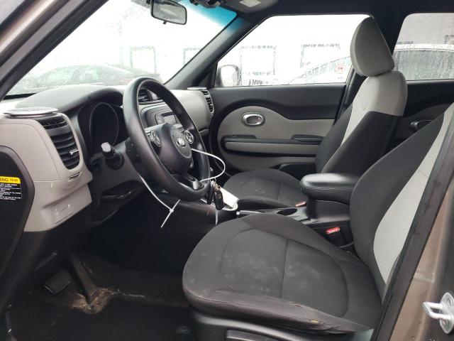 KNDJN2A21E7055685 - 2014 KIA SOUL GRAY photo 7