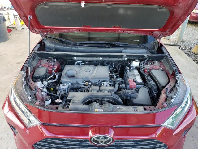 2T3W1RFVXLC085896 - 2020 TOYOTA RAV4 XLE BURGUNDY photo 11