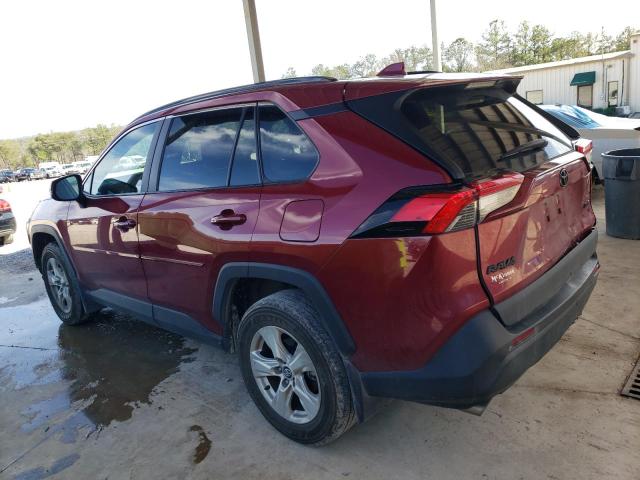 2T3W1RFVXLC085896 - 2020 TOYOTA RAV4 XLE BURGUNDY photo 2