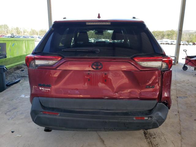 2T3W1RFVXLC085896 - 2020 TOYOTA RAV4 XLE BURGUNDY photo 6