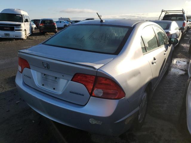 JHMFA36236S022040 - 2006 HONDA CIVIC HYBRID SILVER photo 3