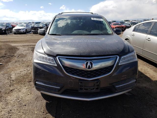 5FRYD4H94GB021803 - 2016 ACURA MDX ADVANCE GRAY photo 5