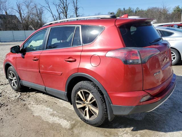 JTMRFREV9GJ055016 - 2016 TOYOTA RAV4 XLE RED photo 2