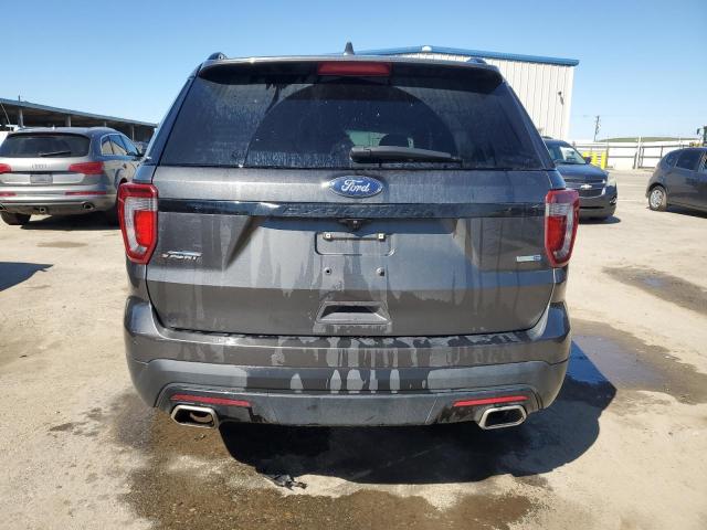 1FM5K8GT2GGD29598 - 2016 FORD EXPLORER SPORT GRAY photo 6