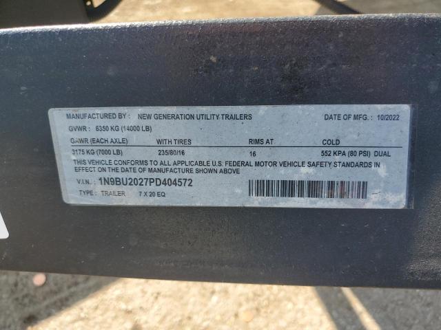 1N9BU2027PD404572 - 2023 OTHER TRAILER BLACK photo 10