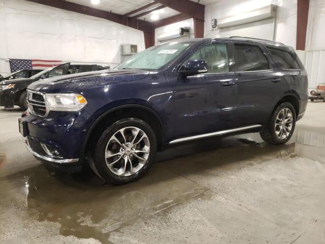 1C4RDJDG8FC870210 - 2015 DODGE DURANGO LIMITED BLUE photo 1