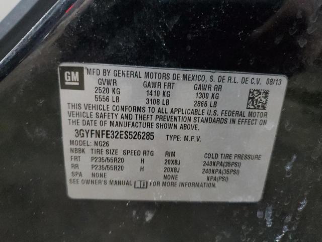 3GYFNFE32ES526285 - 2014 CADILLAC SRX PERFORMANCE COLLECTION Noir photo 13