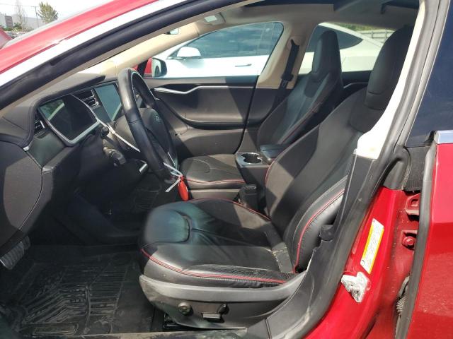 5YJSA1DP0DFP09277 - 2013 TESLA MODEL S წითელი ფოტო 7