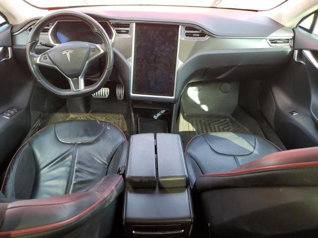 5YJSA1DP0DFP09277 - 2013 TESLA MODEL S წითელი ფოტო 8