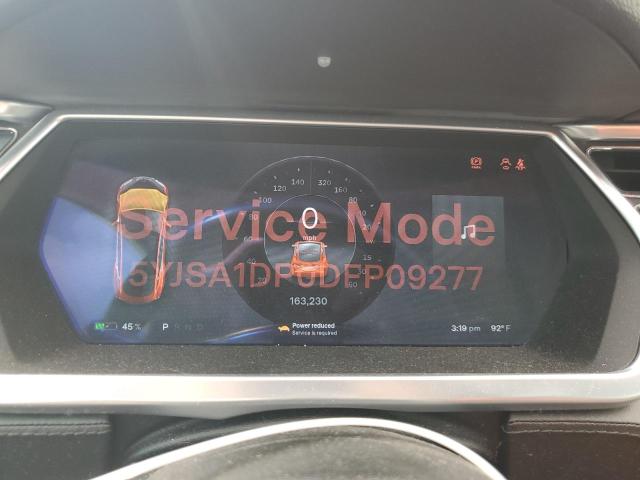 5YJSA1DP0DFP09277 - 2013 TESLA MODEL S წითელი ფოტო 9