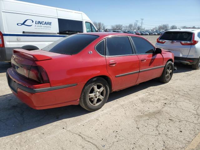 2G1WH52K839237479 - 2003 CHEVROLET IMPALA LS RED photo 3