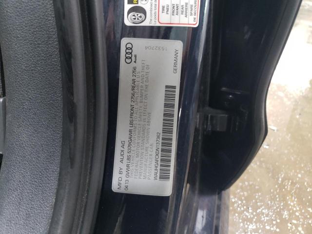 WAUHGAFCXDN137362 - 2013 AUDI A6 PRESTIGE ლურჯი ფოტო 12