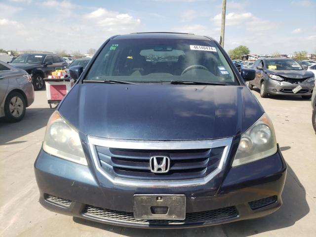 5FNRL3H43AB003548 - 2010 HONDA ODYSSEY EX BLUE photo 5