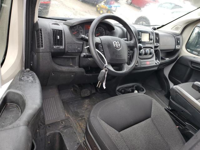 3C6TRVAG4JE108567 - 2018 RAM PROMASTER 1500 STANDARD WHITE photo 8