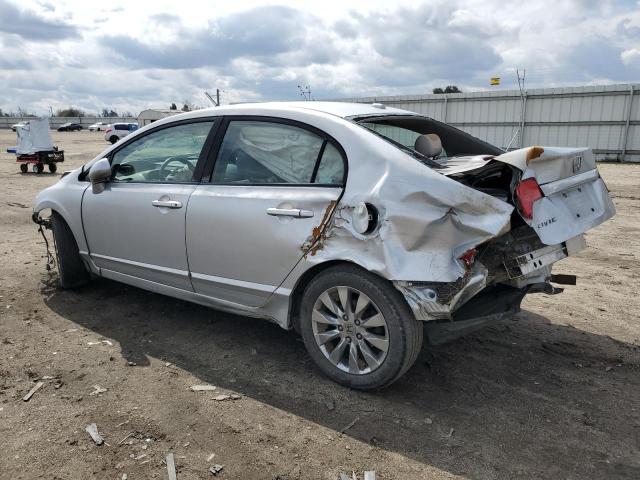 2HGFA16849H304324 - 2009 HONDA CIVIC EX SILVER photo 2